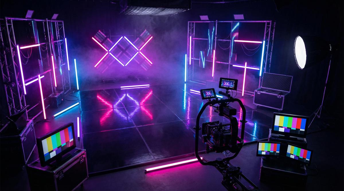 免费看片传媒MV制作传媒教程霓虹灯光效果